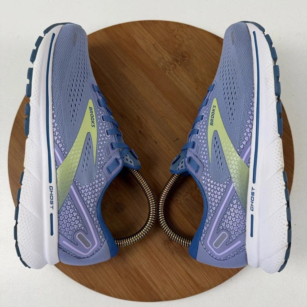 Brooks Ghost 14 Women's Purple Athletic Shoes - Picture 6 of 10